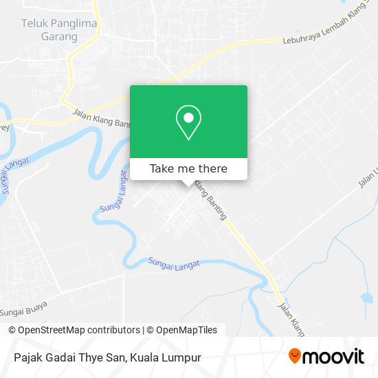 Pajak Gadai Thye San map