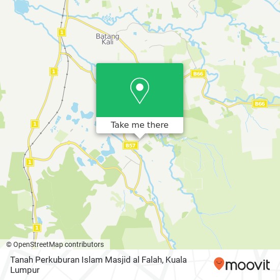 Tanah Perkuburan Islam Masjid al Falah map