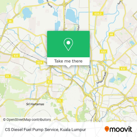 CS Diesel Fuel Pump Service map