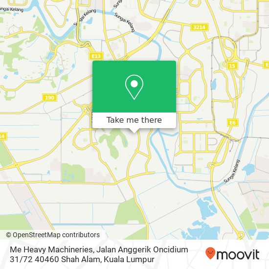 Me Heavy Machineries, Jalan Anggerik Oncidium 31 / 72 40460 Shah Alam map