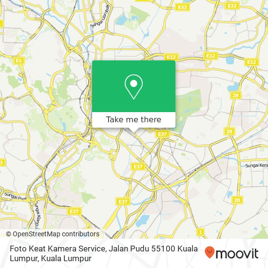 Peta Foto Keat Kamera Service, Jalan Pudu 55100 Kuala Lumpur