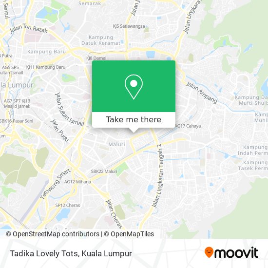 Tadika Lovely Tots map