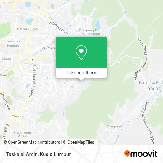 Taska al-Amin map
