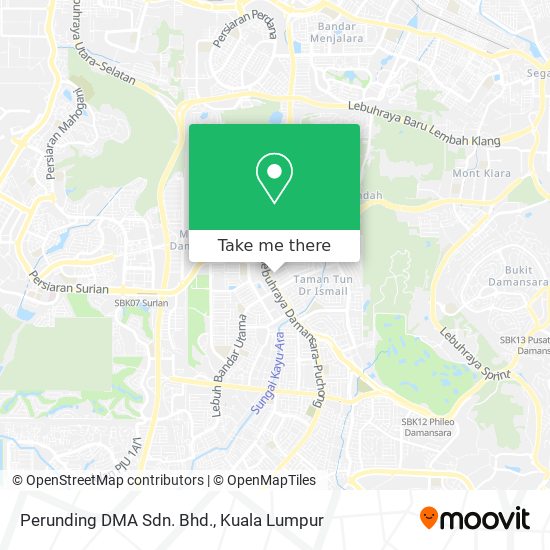 Perunding DMA Sdn. Bhd. map