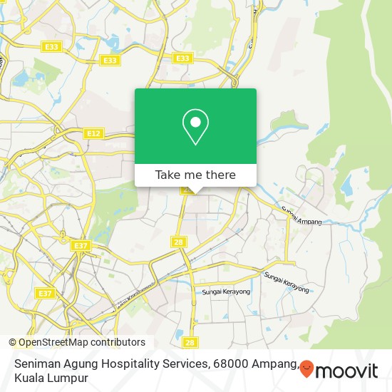 Seniman Agung Hospitality Services, 68000 Ampang map