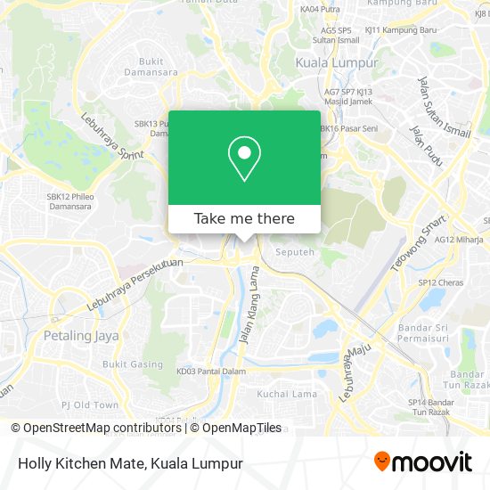 Holly Kitchen Mate map