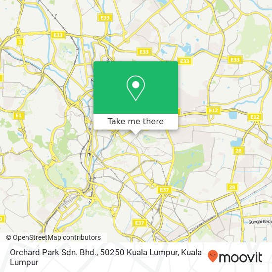 Orchard Park Sdn. Bhd., 50250 Kuala Lumpur map