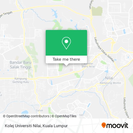Kolej Universiti Nilai map
