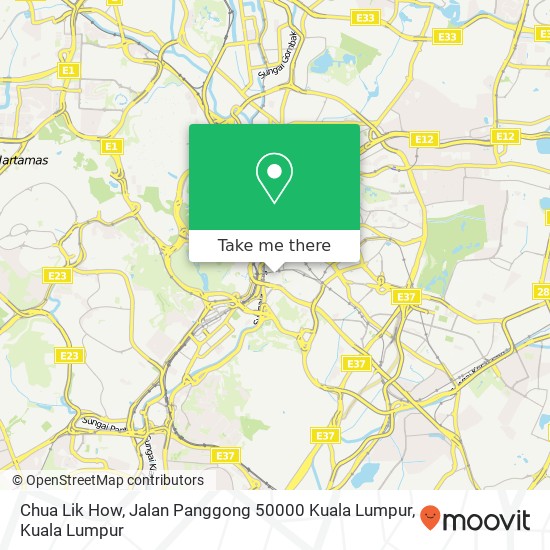 Chua Lik How, Jalan Panggong 50000 Kuala Lumpur map