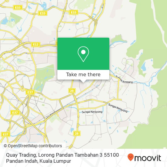 Quay Trading, Lorong Pandan Tambahan 3 55100 Pandan Indah map