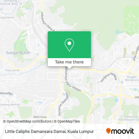 Little Caliphs Damansara Damai map