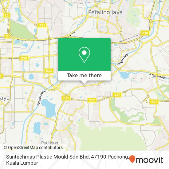 Peta Suntechmas Plastic Mould Sdn Bhd, 47190 Puchong