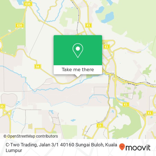 C-Two Trading, Jalan 3 / 1 40160 Sungai Buloh map