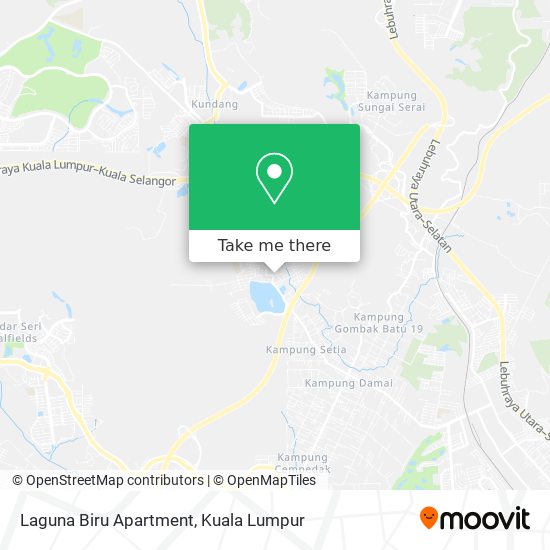 Laguna Biru Apartment map