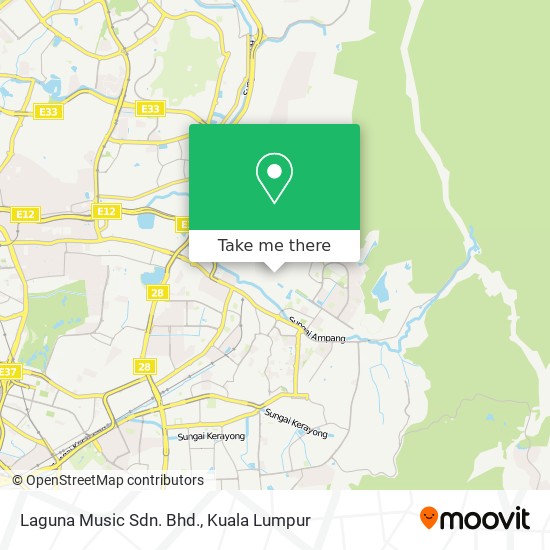 Laguna Music Sdn. Bhd. map