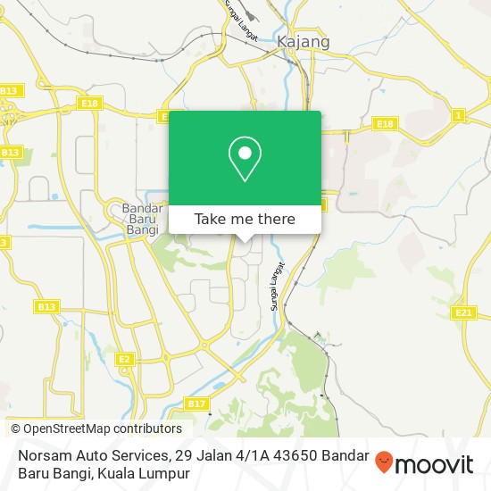 Norsam Auto Services, 29 Jalan 4 / 1A 43650 Bandar Baru Bangi map