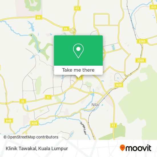 Klinik Tawakal map