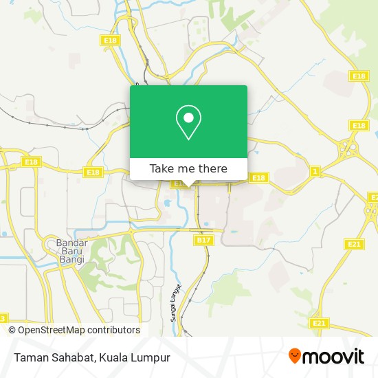 Taman Sahabat map