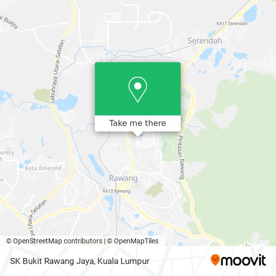 SK Bukit Rawang Jaya map