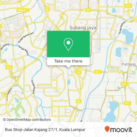 Bus Stop-Jalan Kajang 27/1 map