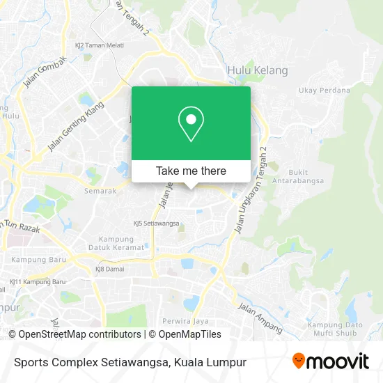 Sports Complex Setiawangsa map