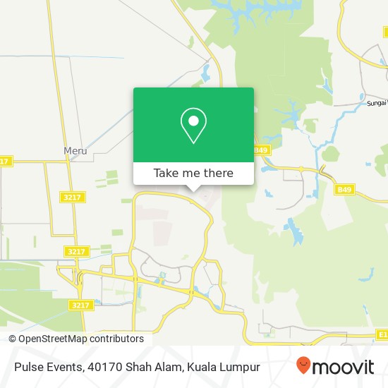 Pulse Events, 40170 Shah Alam map