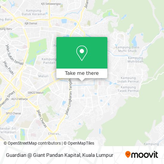 Guardian @ Giant Pandan Kapital map