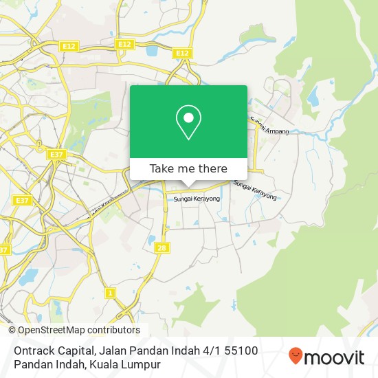 Ontrack Capital, Jalan Pandan Indah 4 / 1 55100 Pandan Indah map