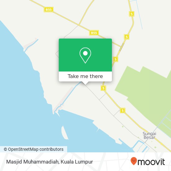 Masjid Muhammadiah, Jalan Kuala Selangor Lama 45300 Sungai Besar map