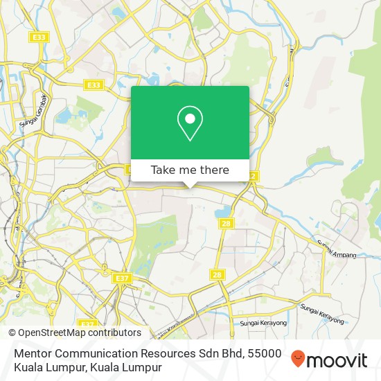 Peta Mentor Communication Resources Sdn Bhd, 55000 Kuala Lumpur