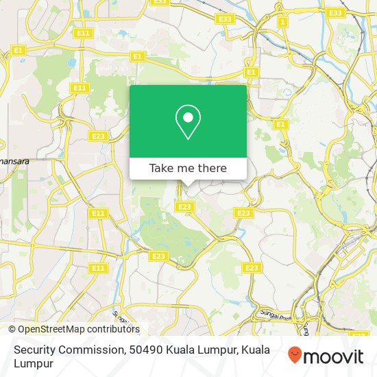 Security Commission, 50490 Kuala Lumpur map