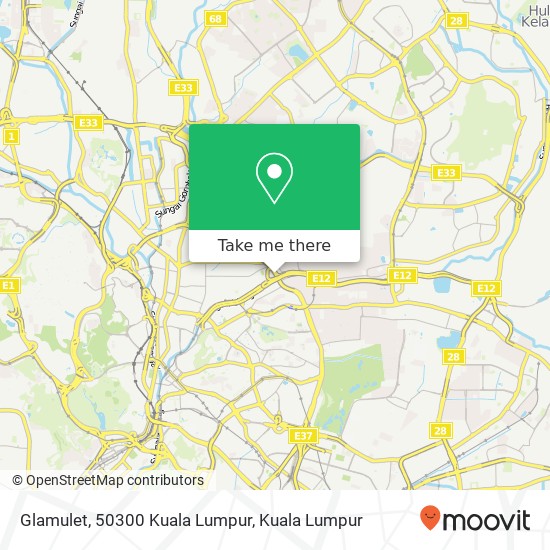 Peta Glamulet, 50300 Kuala Lumpur