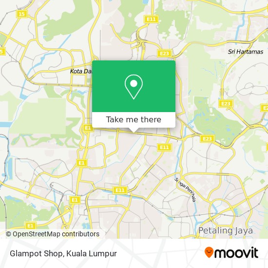 Glampot Shop map