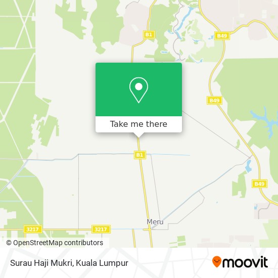Peta Surau Haji Mukri