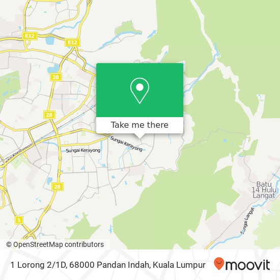 1 Lorong 2 / 1D, 68000 Pandan Indah map