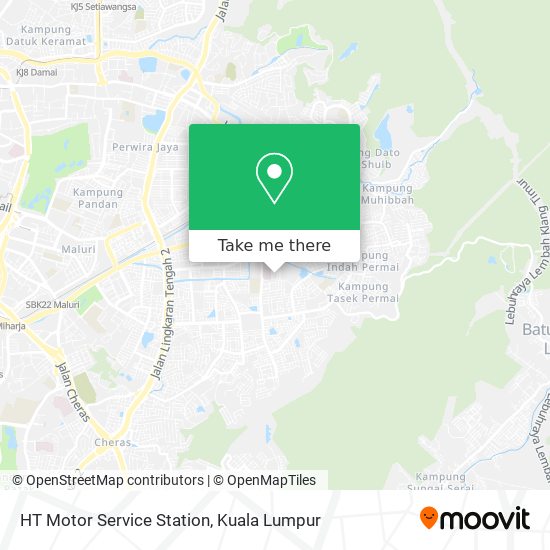 Peta HT Motor Service Station