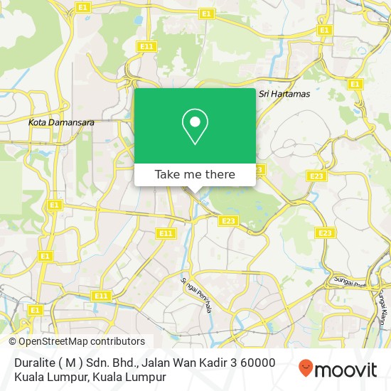 Duralite ( M ) Sdn. Bhd., Jalan Wan Kadir 3 60000 Kuala Lumpur map