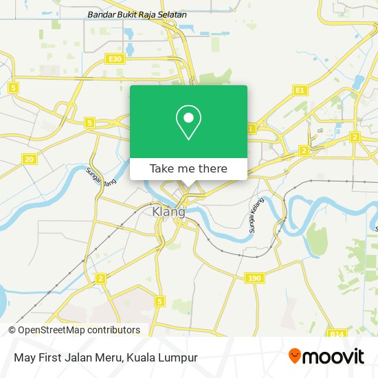 May First Jalan Meru map