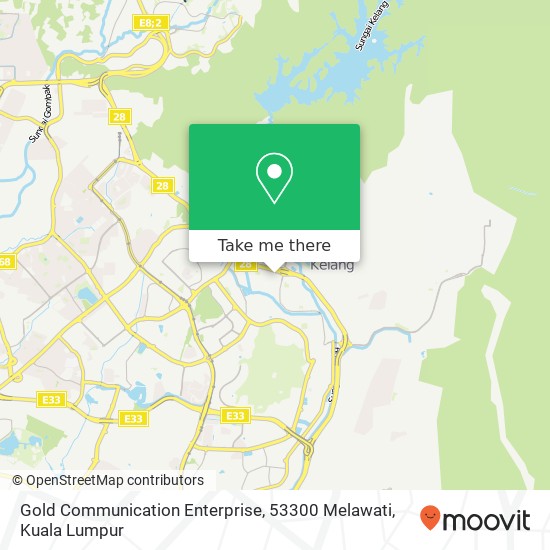 Gold Communication Enterprise, 53300 Melawati map