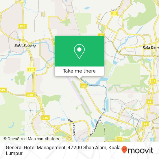 General Hotel Management, 47200 Shah Alam map