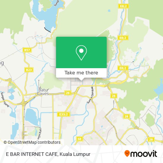 E BAR INTERNET CAFE map
