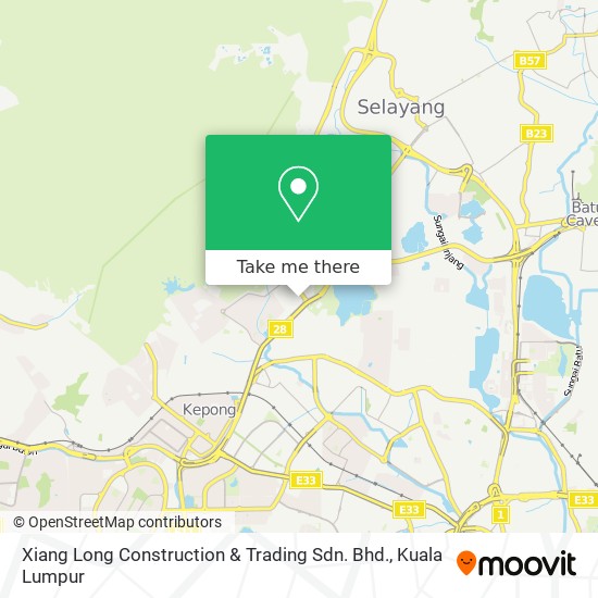 Xiang Long Construction & Trading Sdn. Bhd. map