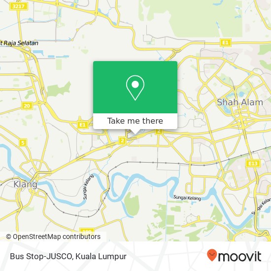 Bus Stop-JUSCO map