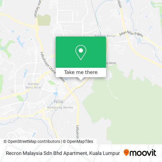 Recron Malaysia Sdn Bhd Apartment map