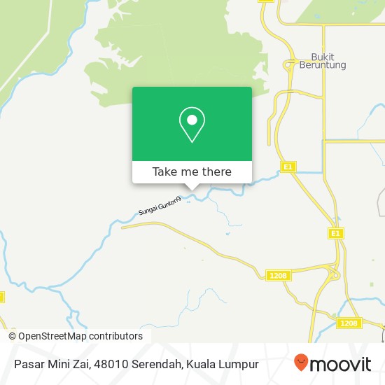 Pasar Mini Zai, 48010 Serendah map