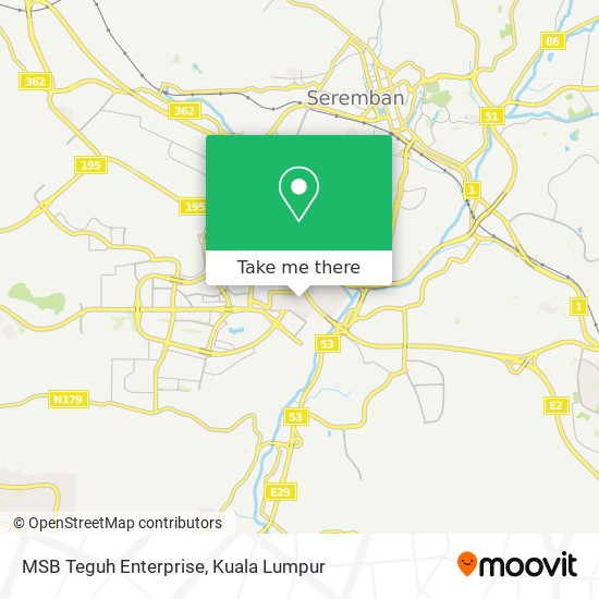 MSB Teguh Enterprise map