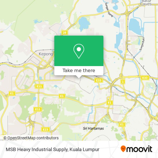 MSB Heavy Industrial Supply map