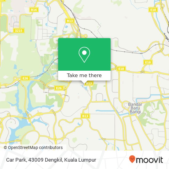 Peta Car Park, 43009 Dengkil