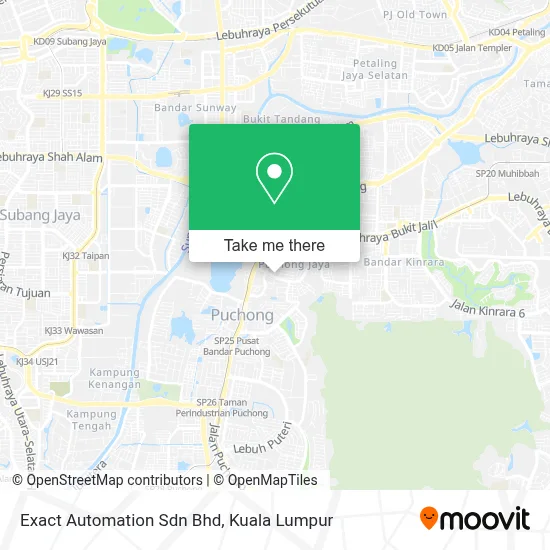 Exact Automation Sdn Bhd map
