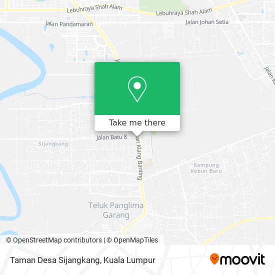 Peta Taman Desa Sijangkang